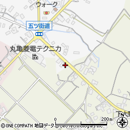 香川県三豊市豊中町上高野7周辺の地図