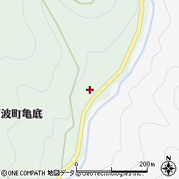 徳島県阿波市阿波町亀底4周辺の地図