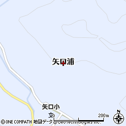 三重県紀北町（北牟婁郡）矢口浦周辺の地図