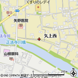 徳島県藍住町（板野郡）矢上（西）周辺の地図