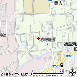 少林寺拳法　藍住道院周辺の地図