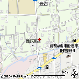 藍住富吉郵便局 ＡＴＭ周辺の地図