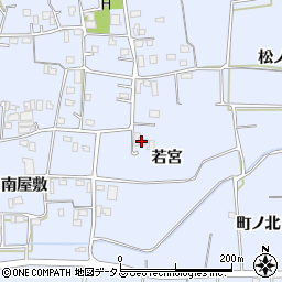 徳島県板野郡板野町古城若宮周辺の地図