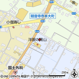 香川県観音寺市古川町199-1周辺の地図
