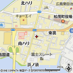 徳島県板野郡松茂町広島東裏42-16周辺の地図