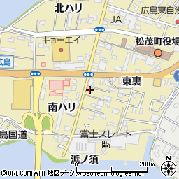 徳島県板野郡松茂町広島東裏42-13周辺の地図