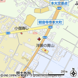 香川県観音寺市吉岡町1周辺の地図