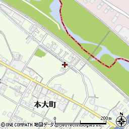 香川県観音寺市本大町1380-5周辺の地図