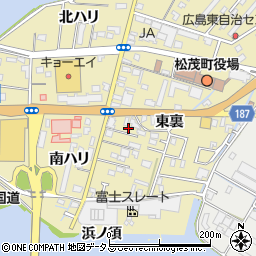 徳島県板野郡松茂町広島東裏42周辺の地図
