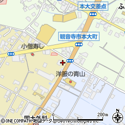 ａｕショップ観音寺国道店周辺の地図
