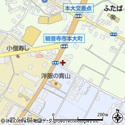 香川県観音寺市本大町1570周辺の地図