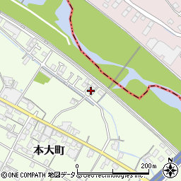 香川県観音寺市本大町1374-16周辺の地図