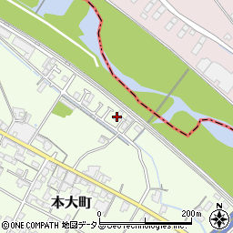 香川県観音寺市本大町1374周辺の地図