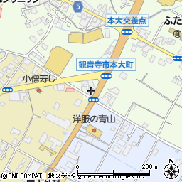 香川県観音寺市本大町1575周辺の地図