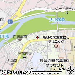香川県観音寺市茂西町周辺の地図
