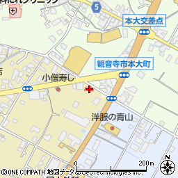 香川県観音寺市吉岡町10周辺の地図