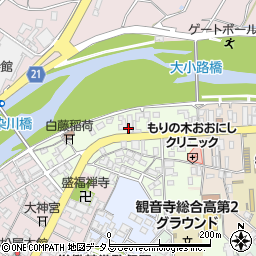 香川県観音寺市茂西町周辺の地図