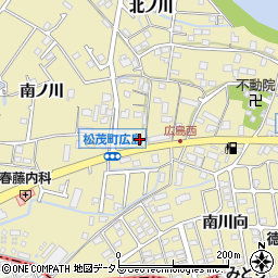 徳島県板野郡松茂町広島古屋敷18周辺の地図