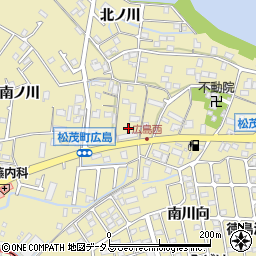 徳島県板野郡松茂町広島古屋敷2周辺の地図