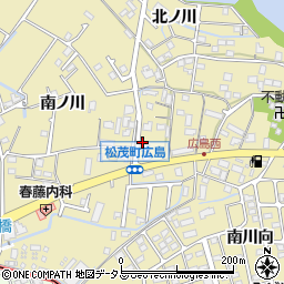 徳島県板野郡松茂町広島古屋敷15周辺の地図