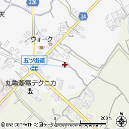 香川県三豊市豊中町上高野115周辺の地図