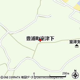 山口県下関市豊浦町大字室津下周辺の地図