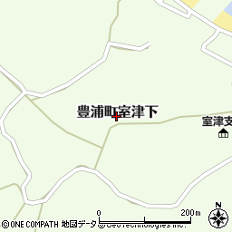 山口県下関市豊浦町大字室津下周辺の地図