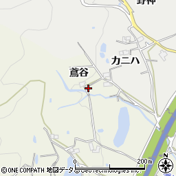 徳島県板野郡上板町引野鳶谷周辺の地図