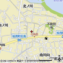 徳島県板野郡松茂町広島古屋敷1周辺の地図