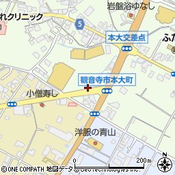 香川銀行本大町 ＡＴＭ周辺の地図