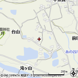 徳島県板野郡上板町神宅台山周辺の地図