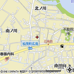 徳島県板野郡松茂町広島古屋敷16周辺の地図