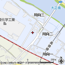 徳島県鳴門市大麻町市場川向二79周辺の地図