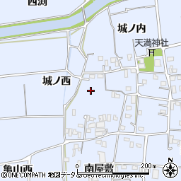 徳島県板野郡板野町古城周辺の地図