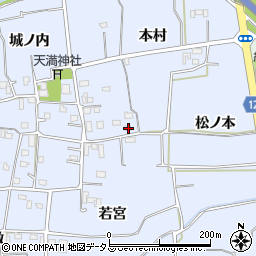 徳島県板野郡板野町古城本村32周辺の地図