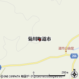 山口県下関市菊川町大字道市周辺の地図
