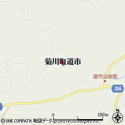 山口県下関市菊川町大字道市周辺の地図