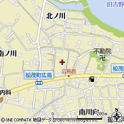 徳島県板野郡松茂町広島古屋敷1-8周辺の地図