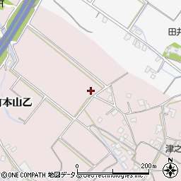 香川県三豊市豊中町本山乙周辺の地図