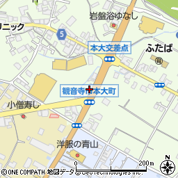 香川県観音寺市本大町1603周辺の地図