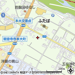 香川県観音寺市本大町1495周辺の地図