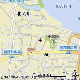 徳島県松茂町（板野郡）広島（宮ノ後）周辺の地図