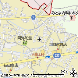 香川県観音寺市吉岡町820周辺の地図