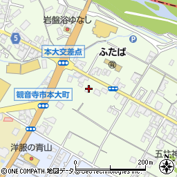 香川県観音寺市本大町1494周辺の地図
