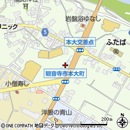 株式会社吉田石油店　観音寺国道ＳＳ周辺の地図
