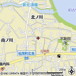 徳島県板野郡松茂町広島古屋敷7-2周辺の地図