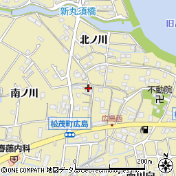 徳島県板野郡松茂町広島古屋敷9周辺の地図