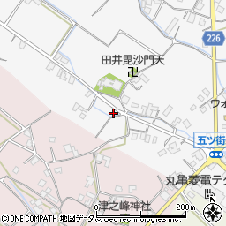 香川県三豊市豊中町上高野981周辺の地図