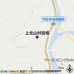 奈良県吉野郡上北山村周辺の地図