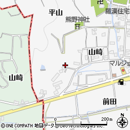 徳島県板野郡板野町羅漢平山周辺の地図